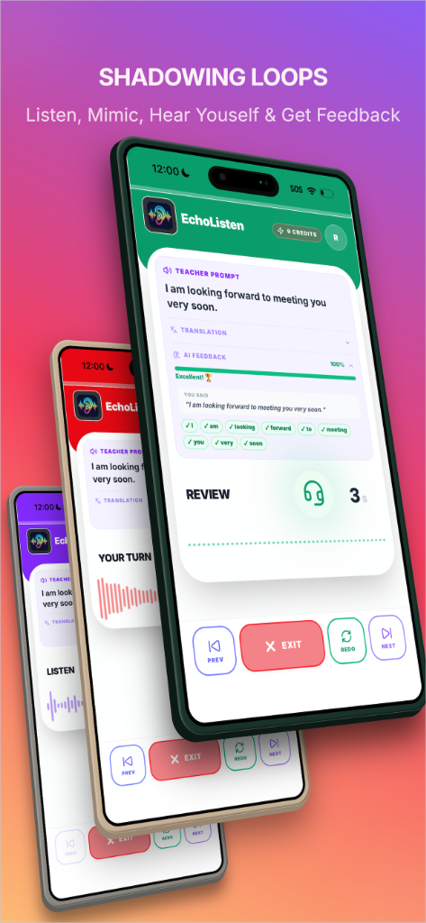 App Store Screen Maker Shadowing Loops Mockup